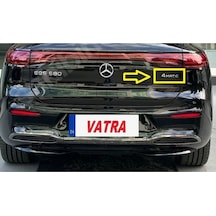 Eqs 580 Uyumlu Eqs 580 Ve 4matic Krom Bagaj Yazısı 3m 3d Abs