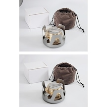 Prestigegoods Halın Altın Sarı Mini Gaz Brülör, Kamp & Piknik İçin Kullanışlı Sarı