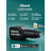 Gözcü Mobil Çakmaklık Araç Takip Cihazı Geofence Araç Takip Sistemi Anlık Konum Geçmişe Dönük Konum