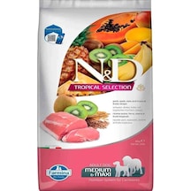 N&D Tropical Meyveli Domuz Etli Orta ve Büyük Irk Yetişkin Köpek Maması 10 KG