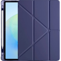 Redmi Pad 2 Kalemlikli Mars Tablet Kılıfı - Lacivert Diğer