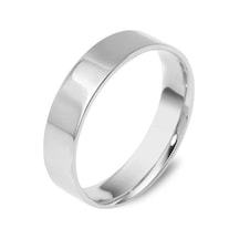 Alyans 14 Ayar Altın Yüzük Köşeli Geniş Beyaz 5,15 Gram