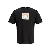 Jack & Jones Jack&jones Jorcatskills Square Branding Erkek T-shirt 12290856 Siyah