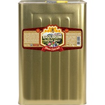 Erzurum Yayla Süzme Çiçek Balı 25 Kg Teneke