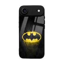 Apple Uyumlu iPhone 17 Air Yellow Batman Tasarımlı Glossy Telefon Kılıfı Uyumlu Çok Renkli