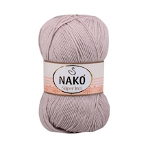 Nako Süper İnci El Örgü İpi 100 gr | Pembeli Gri 3079