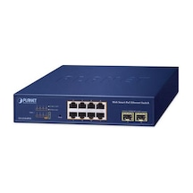 Planet Pl-gs-2210-8p2s 8 Port Gigabit Poe+ 2 Port Sfp Web Smart Yönetilebilir Poe Switch