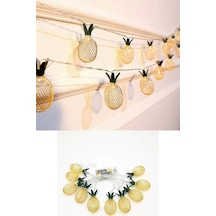 2m 10 Led Pilli 2 Kademeli Ananas Led Işık Mz6200-251 10c