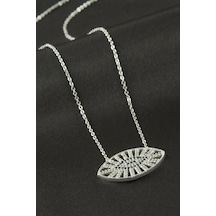 Göz Zirkon Taşlı Kolye Elk-bjtıeg Gümüş Rengi 92408707