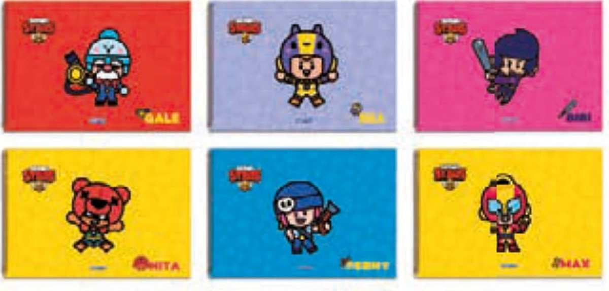 Brawl Stars Spiralli Resim Defteri 25x35cm 15 Yaprak 36 Lı Paket 5698