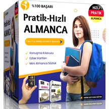 Pratik Hızlı Almanca Eğitim Seti 3 Kitap