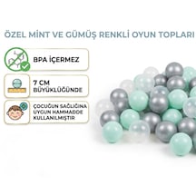 Casual Renkli Havuz Topu 7 Cm 100 Adet Mint