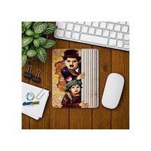 Charles Chaplin Baskılı Oyuncu Mousepad 054