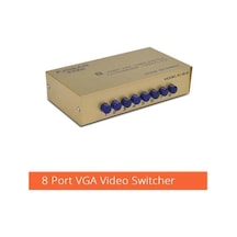 8 port vga switch  8 cihaz 1 monitör 8 kasa 1 monitör seçmeli switch