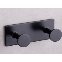 Nowo Ikili Askılık Siyah Renk Siyah Renk 45x46x110 Mm 7/8 Yaş