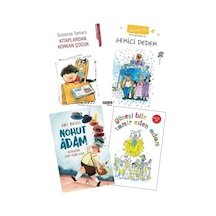 Hediyeli Set Nohut Adam - Güneşi Bile Tamir Eden Adam Kitaplardan Korkan Çocuk Gemici Dedem Sevim Ak