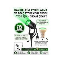 220v Yeşil Kazıklı Çim Ve Ağaç Aydınlatma Spotu,çim Spotu,bahçe Lambası,dış Mekan Aydınlatma,modern Spot Lamba Bahçe Dekor Lambası-ct-7302 Yeşil