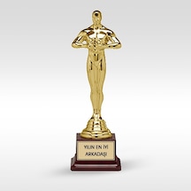 Kişiye Özel Ahşap Ayaklı Oscar Ödülü (27 Cm.)