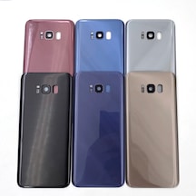Samsung Uyumlu S8 Plus Arka Kapak Kamera Camlı Altın