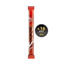 Eti Çikolata Uzun Sütlü 16 x 34 G
