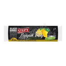 Stepy Büzgülü Çöp Torbası Limon Kokulu Büyük Boy