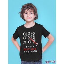 Bumeta Xox Kalıpların Dışına Çık Çocuk Tişört T-shirt Siyah