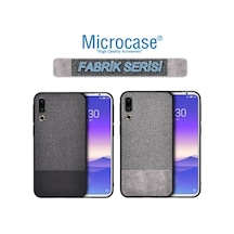 Microcase Meizu 16S Fabrik Serisi Kumas & Deri Desen Kilif 392390925