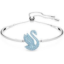 5660595 Swarovski Bilezik Iconic Swan:soft Blue Rc05/rhs M