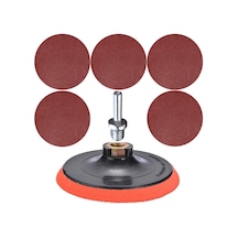 7 Parça Cırt Zımpara Seti + Matkap Aparatı 115 Mm (479742197)