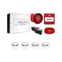 Mavigard Maxlogic 4 Lü Konvansiyonel Yangın Alarm Seti 100 Metre Kablo Dahil