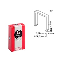 Novus G Tip 11/6mm Yassı Zımba Teli 1200 Lü Paket