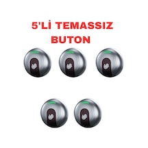 Sr-705 W Temassız Kapı Açma Butonu Ip68 Su Geçirmez Sıva Üstü Kızılötesi Sensörlü Çıkış Butonu 12-24v Dc 5 Adet