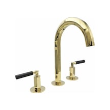 Elegate Altın Üç Delikli Lavabo Bataryası Renkli