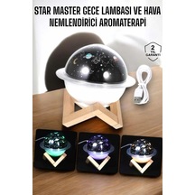 Hubrendy Tekno Aromaterapi Hava Nemlendirici Masa Ve Gece Lambası