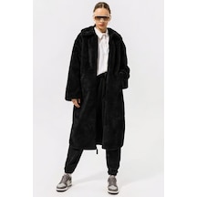 Nike Sportswear Terma Fit Women's Loose High Parka Kadın Bol Kesim Suni Kürk Spor Parka Siyah Siyah