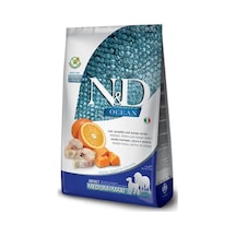N&D Ocean Balkabaklı Portakal ve Balıklı Tahılsız Orta ve Büyük Irk Yetişkin Köpek Maması 2500 G