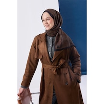 Silk Home Urban Hours Pera Kahverengi Mayda Şal 190 70 Çok Renkli