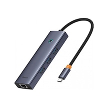 Hub 6w1 Ultrajoy 6 Port Usb-c 1 X Hdmı4k 30 Hz + 3 X Usb 3.0 + 1 X Pd + Rj45