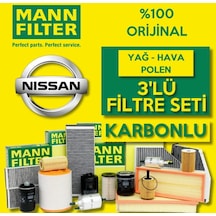 Nissan Juke 1.5 Dci Mann-Filter Filtre Bakım Seti 2014-2019 (495584353)