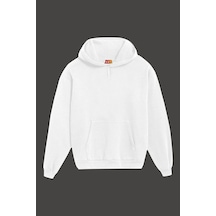 Startmore Unisex Beyaz Tom And Jerry Sırt Baskılı Sweatshirt Beyaz