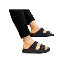 Pierre Cardin 7408 Lacivert Çift Tokalı Yumuşak Taban Erkek Terlik Lacivert