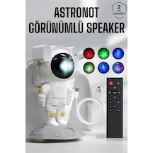 Mey İthalat Astronot Görünümlü Projeksiyon Speaker Taşınabilir