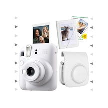 Fujifilm Instax Mini 12 Fotoğraf Makinesi + 20'Lu Film+ Mini Albüm + Deri Kılıf Seti