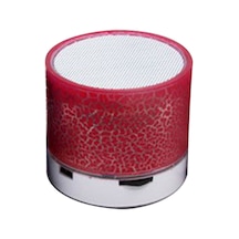 Geeroyoo Kırmızı Mini Bluetooth Hoparlör - Taşınabilir, Su Geçirmez, Araç Uyumlu, Kaliteli Stereo Ses Ve Kart Okuyucu Özellikli