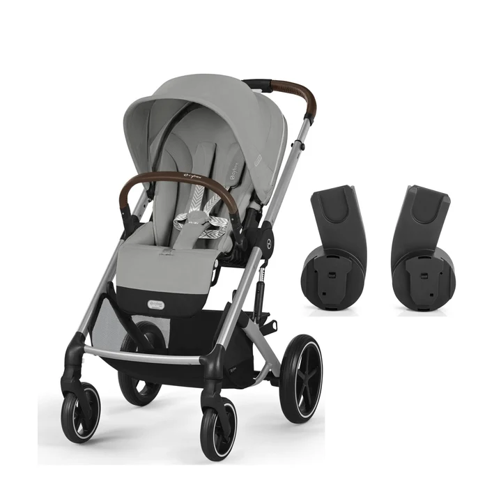 Balios S Lux Silver Stone Grey + Ana Kucağı Adaptörü
