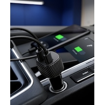 38w Araç Şarj Cihazı Type-c Usb Çift Çıkış