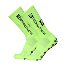 Kkq-cc Fitilli Uzun Futbol Çorapları-yeşil
