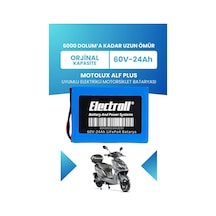 Motolux Alf Plus Uyumlu Batarya Standart Kapasite Lifepo4 60v 24ah Elektrikli Motorsiklet Bataryası