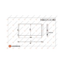 Klima Radyatörü - Fiat Idea, Punto, Doblo - Eurorepar-1682213180