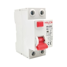Helios Opto 2x40a 30ma Monofaze Kaçak Akım Rölesi Hsk-24030